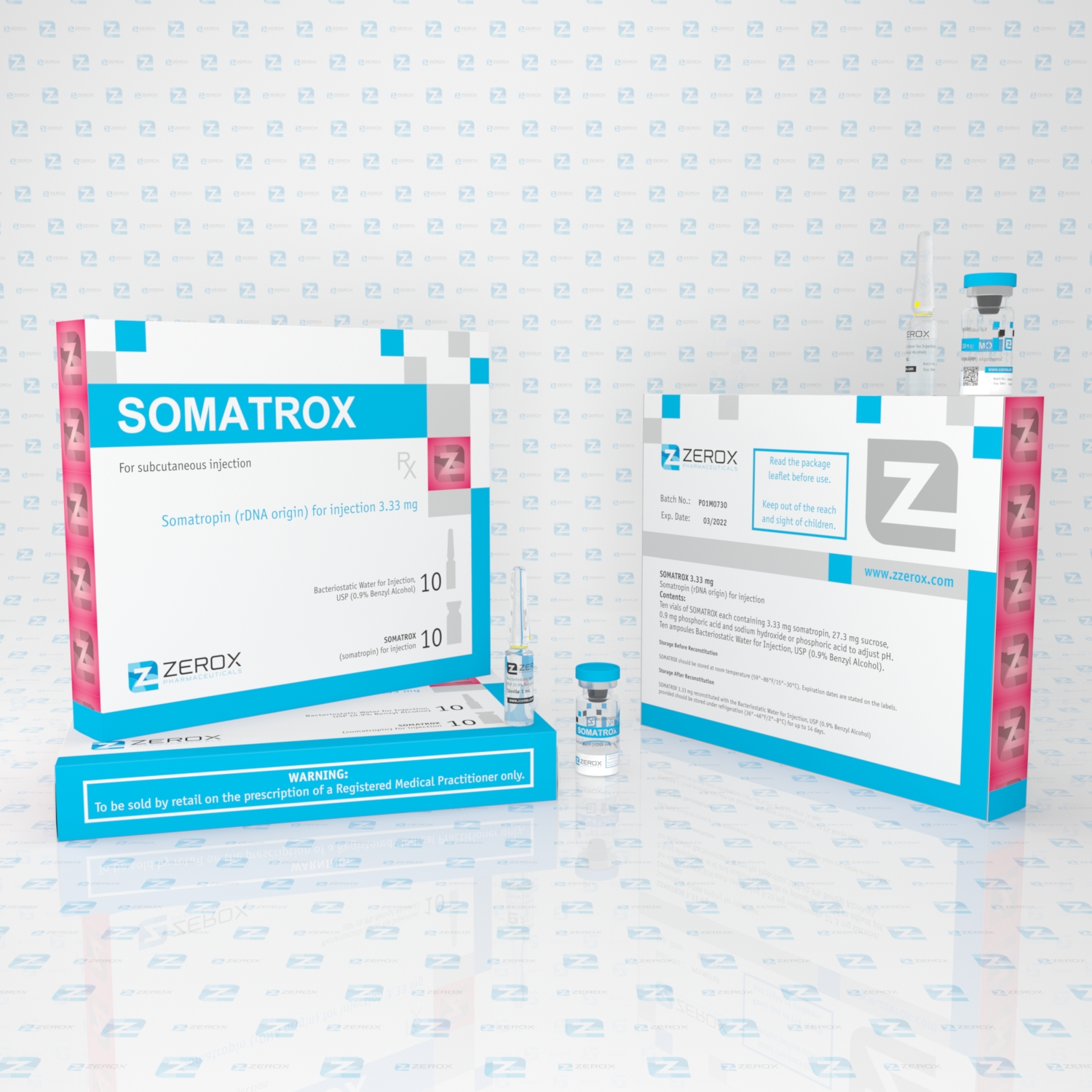 Somatrox (Гормон Роста) от Zerox Pharmaceuticals (10ЕД на флакон) Somatrox (Гормон Роста) от Zerox Pharmaceuticals (10ЕД на флакон)